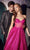 Cinderella Divine CD275 - Strapless Illusin Corset Prom Dress Prom Dresses 2 / Fuchsia