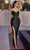 Cinderella Divine CD288 - Classic Prom Dress with Sweetheart Sheer Side Panels Prom Dresses 2 / Black