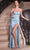 Cinderella Divine CD306 - Prom Gown with Sweetheart Neckline and Pleated Bust Prom Dresses 2 / Lt Blue