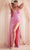 Cinderella Divine CD306 - Prom Gown with Sweetheart Neckline and Pleated Bust Prom Dresses 2 / Pink