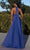 Cinderella Divine CD323 - A-Line Gown with Convertible Straps Prom Dresses