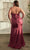 Cinderella Divine CD326 - Prom Gown with Pleated Bodice and Semi-Sweetheart Neckline Prom Dresses