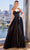 Cinderella Divine CD337 - Bustier Prom Dress with Sweetheart Corset Prom Dresses 2 / Black