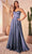 Cinderella Divine CD337 - Bustier Prom Dress with Sweetheart Corset Prom Dresses 2 / Smoky Blue