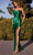 Cinderella Divine CD338 - Sweetheart Gown with Lace-Up Back Prom Dresses 2 / Emerald