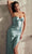 Cinderella Divine CD338 - Sweetheart Gown with Lace-Up Back Prom Dresses 2 / Paris Blue