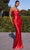 Cinderella Divine CD338 - Sweetheart Gown with Lace-Up Back Prom Dresses 2 / Red