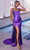 Cinderella Divine CD340 - Sleeveless with Beaded Sweetheart Neckline Prom Dress Prom Dresses 2 / Nova Purple