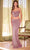 Cinderella Divine CD350 - Sheath Gown with Sweetheart Neckline Evening Dresses 2 / Pink