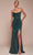 Cinderella Divine CD355 - Ruched Strapless Prom Gown Prom Dresses 2 / Emerald