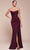 Cinderella Divine CD355 - Ruched Strapless Prom Gown Prom Dresses 2 / Wine