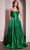 Cinderella Divine CD378 - High Slit Strapless Long Gown Prom Dresses