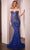 Cinderella Divine CD785 - Bejeweled Sweetheart Long Gown Prom Dresses