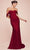 Cinderella Divine CD790C - Off Shoulder Satin Plus Gown Prom Dresses