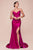 Cinderella Divine CD791 - Strapless Stretch Satin Prom Dress Prom Dresses 2 / Magenta