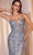 Cinderella Divine CD795 - Plunging V-Neck Sleeveless Prom Dress Prom Dresses