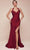 Cinderella Divine CD796 - Sweetheart Sleeveless Prom Gown Prom Dresses 2 / Burgundy