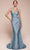 Cinderella Divine CD796 - Sweetheart Sleeveless Prom Gown Prom Dresses 2 / Dusty Blue