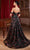 Cinderella Divine CD806 - Off-Shoulder with Sheer Side Panels Prom Dress Prom Dresses