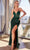 Cinderella Divine CD840 - Evening Dress with Sequined Lace Appliques Prom Dresses 2 / Emerald