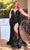 Cinderella Divine CD840C - Sleeveless with Embroidery and Sequins Prom Dress Prom Dresses 16 / Black