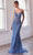 Cinderella Divine CD845 - Beaded Sleeveless with V-Neck Prom Dress Prom Dresses 2 / Blue