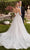 Cinderella Divine CD859W - Tulle A-line Strapless Wedding Gown Bridal Dresses