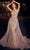 Cinderella Divine CD863 - Sheath Gown with Beaded Corset Bodice Evening Dresses