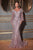 Cinderella Divine CD864 - Sheath Gown with Crystal Embellishments Evening Dresses 2 / Mauve