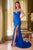 Cinderella Divine CD867 - Off-Shoulder Sheath Dress with Embellishments Evening Dresses 2 / Royal