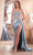 Cinderella Divine CD868 - Long Sleeveless Sheath Gown Prom Dresses