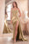 Cinderella Divine CD868 - Long Sleeveless Sheath Gown Prom Dresses