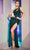 Cinderella Divine CD884 - Asymmetrical Sequin Prom Dress Prom Dresses 2 / Emerald-