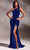 Cinderella Divine CD884 - Asymmetrical Sequin Prom Dress Prom Dresses 2 / Royal-