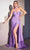 Cinderella Divine CD886 - Sweetheart Ruched Bodice Evening Dress Evening Dresses 2 / Lavender