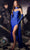 Cinderella Divine CD886 - Sweetheart Ruched Bodice Evening Dress Evening Dresses 2 / Royal