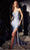 Cinderella Divine CD888 - Sweetheart High Slit Prom Dress Evening Dresses 2 / Dusty Blue