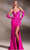 Cinderella Divine CD889 - Sweetheart Prom Dress with Slit Evening Dresses 2 / Fuchsia