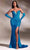 Cinderella Divine CD889 - Sweetheart Prom Dress with Slit Evening Dresses 2 / Ocean Blue