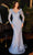 Cinderella Divine CD989 - Glitter Bateau Evening Dress Prom Dresses 6 / Paris Blue-