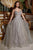 Cinderella Divine CD994 - Floral Deep V-Neck Prom Dress Prom Dresses