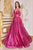 Cinderella Divine CD996 - Deep Sweetheart A-Line Evening Gown Ball Gowns 2 / Fuchsia