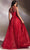 Cinderella Divine CD996 - Deep Sweetheart A-Line Evening Gown Ball Gowns