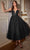 Cinderella Divine CD996T - Sleeveless Dress with Glitter Flocking Ball Gowns 2 / Black