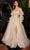 Cinderella Divine CD997 - Slit Detail Corset Evening Gown Evening Dresses 2 / Champagne