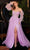 Cinderella Divine CD997 - Slit Detail Corset Evening Gown Evening Dresses 2 / Lavender