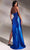 Cinderella Divine CDS419 - Strapless V-Neck Prom Dress Evening Dresses 2 / Royal