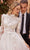 Cinderella Divine CDS433W - Bridal Gown with Long Sleeves and Lace Appliques Bridal Dresses