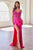 Cinderella Divine CDS439 - Mermaid Gown with Lace Adornments Prom Dresses