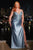 Cinderella Divine CDS440 - Satin Sheath Dress with Beaded Corset Bodice Prom Dresses